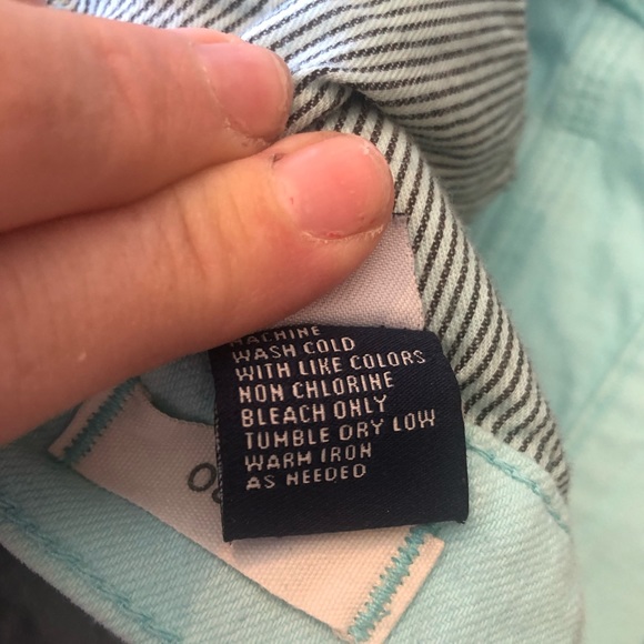 Madewell Aqua Blue Jean Daisy Duke Short Shorts 30 - Picture 8 of 8